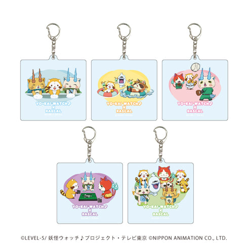 『妖怪ウォッチ♪×ラスカル』アクリルキーホルダー 01/BOX(全5種)